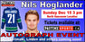 Nils Hoglander Autograph Event Sunday Dec 15 2024 3 PM