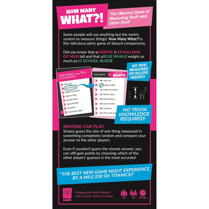 How Many What?! - Pastime Sports & Games