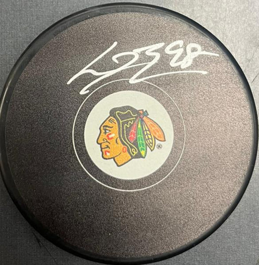 Connor Bedard Autographed Chicago Blackhawks Hockey Puck