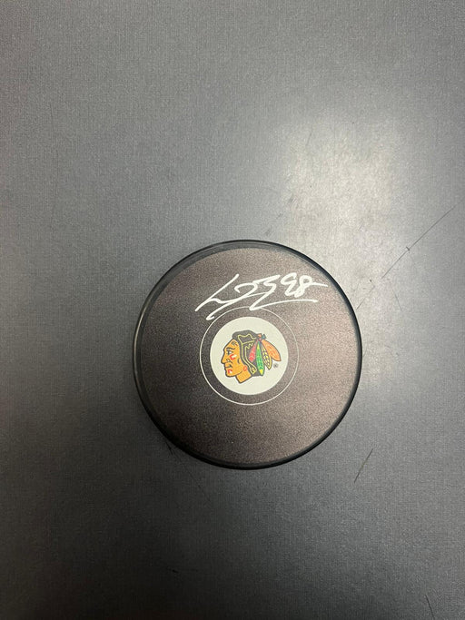 Connor Bedard Autographed Chicago Blackhawks Hockey Puck