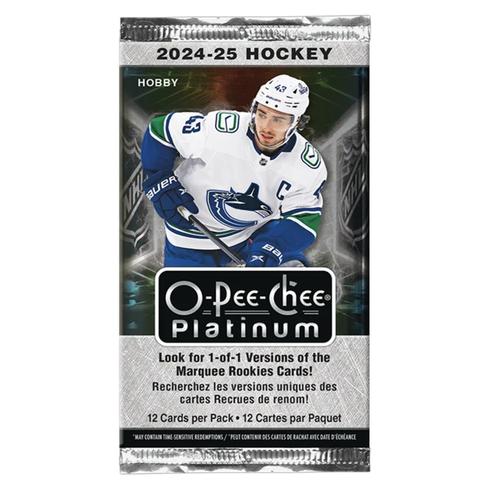 2024/25 Upper Deck O-Pee-Chee Platinum NHL Hockey Hobby Box/Case - Pastime Sports & Games