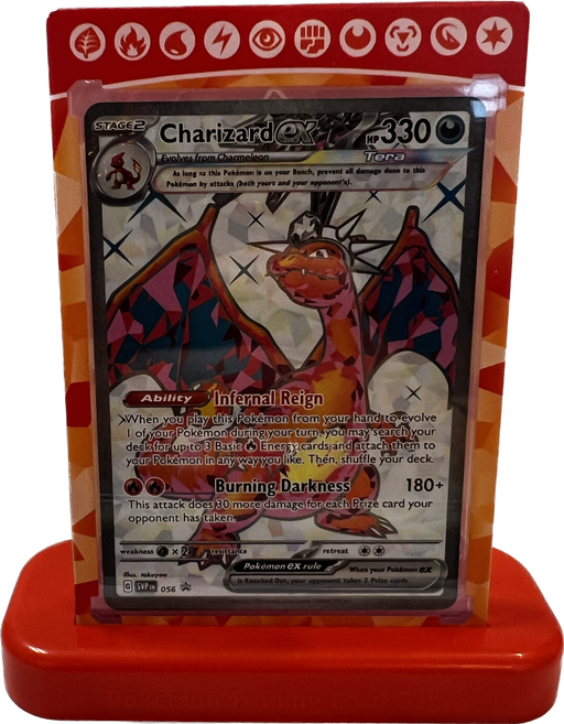 Pokémon Charizard ex Promo with One-Touch & Stand - Pastime Sports & Games