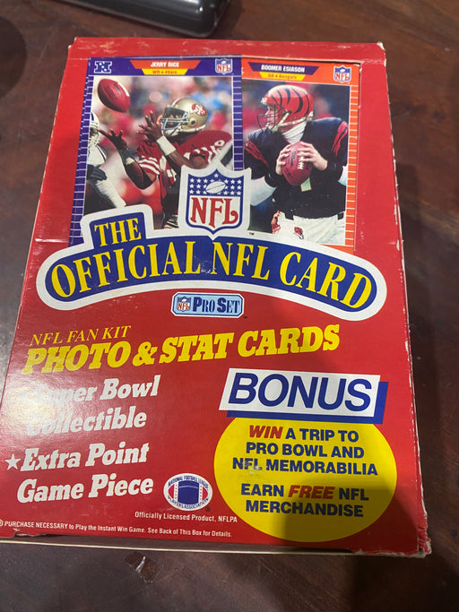 1989 Pro Set Series NFL Football Pack / Box