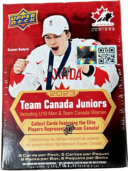 2023 Upper Deck Team Canada Juniors Hockey Blaster Box / Case - Pastime Sports & Games