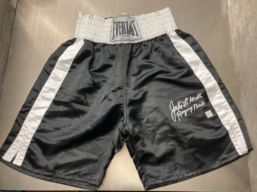 Jake LaMotta Autographed Boxing Shorts / Trunks - Pastime Sports & Games