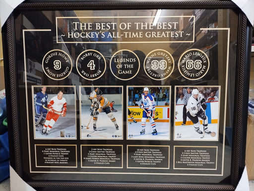 Hockey's All-Time Greatest Best Of The Best Framed Collage - Pastime Sports & Games