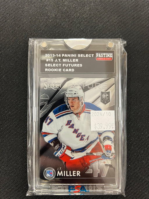J.T. Miller 2013/14 Panini Select Rookie Card Encased in Magpro - Pastime Sports & Games
