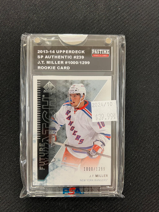 J.T. Miller 2013/14 Upperdeck Rookie Card Encased in Magpro - Pastime Sports & Games