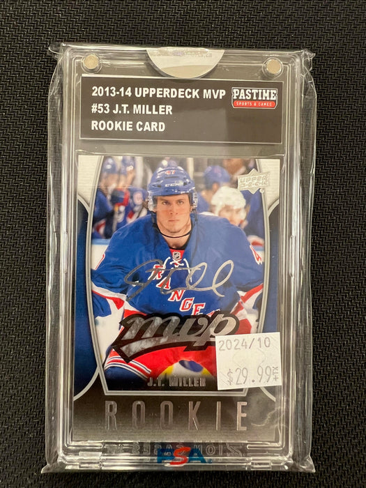J.T. Miller 2013/14 Upperdeck MVP Rookie Card #53 Encased in Magpro - Pastime Sports & Games