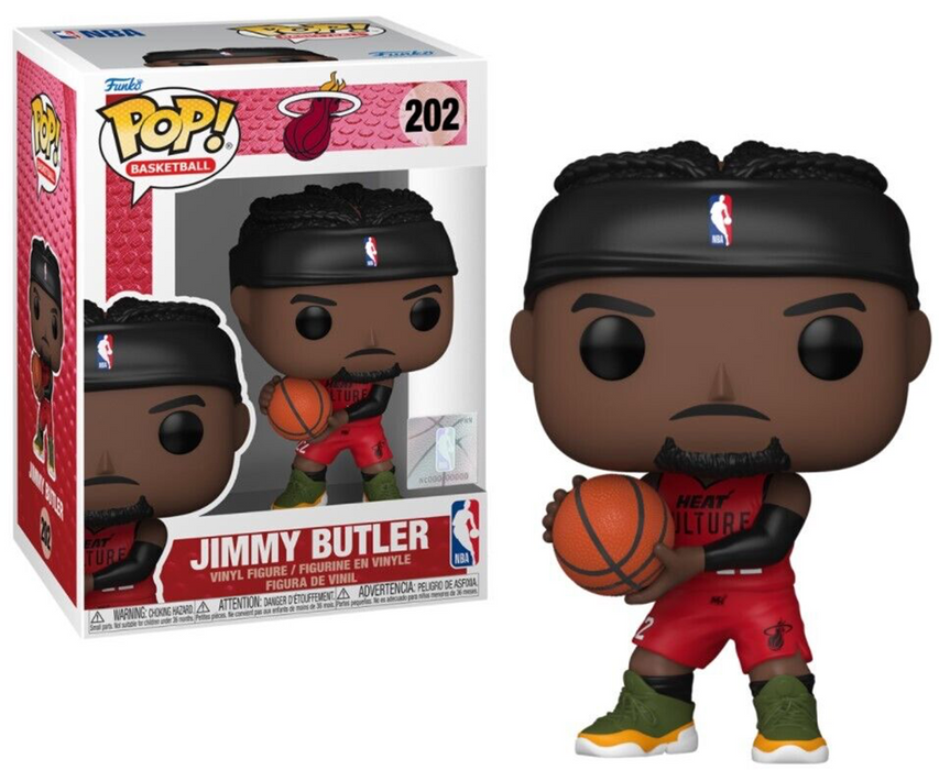 Funko Pop! Basketball Miami Heat Jimmy Butler #202 - Pastime Sports & Games