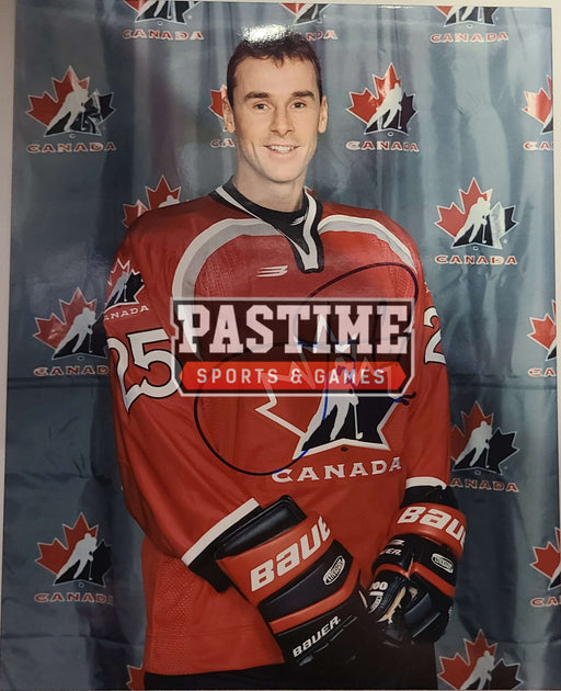 Joe Nieuwndyk Autographed 8X10 Team Canada Home Jersey (Portrait) - Pastime Sports & Games
