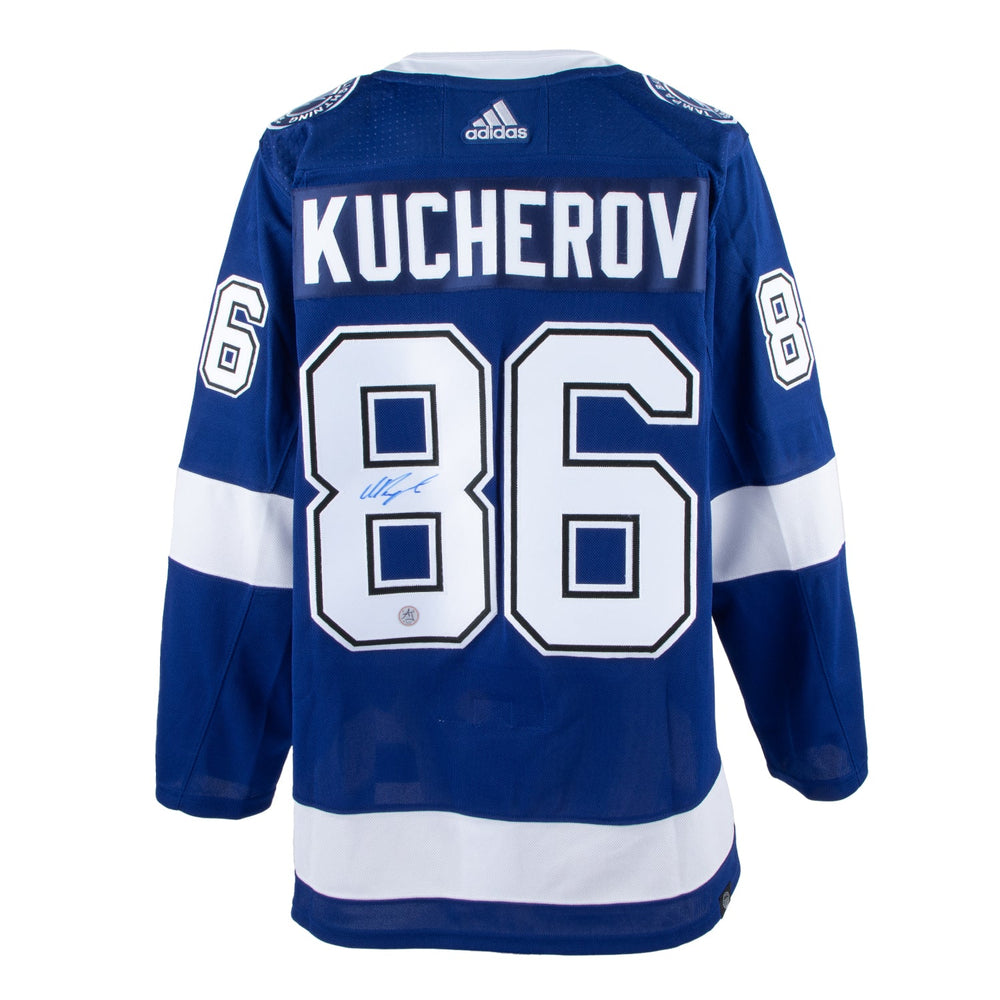 Nikita Kucherov Autographed Tampa Bay Lightning Adidas Jersey - Pastime Sports & Games