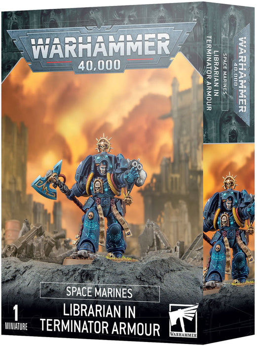 Warhammer 40,000 Space Marines Librarian In Terminator Armour (48-06) - Pastime Sports & Games