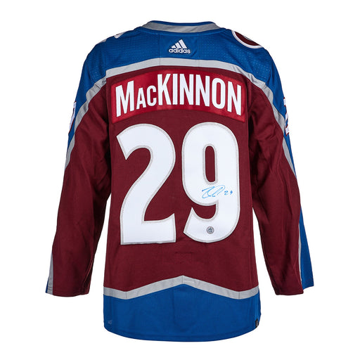 Nathan Mackinnon Autographed Colorado Avalanche Adidas Jersey - Pastime Sports & Games