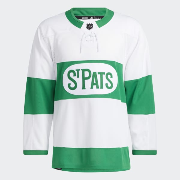 2018/19 Toronto Maple Leafs St. Pats Adidas White Jersey - Pastime Sports & Games