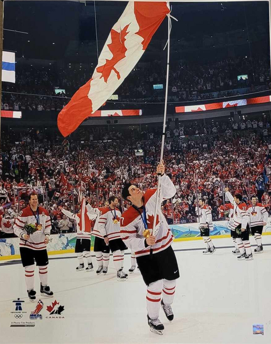 Sidney Crosby 16X20 Team Canada (Celebration) - Pastime Sports & Games