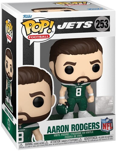 Funko Pop Football New York Jets Aaron Rodgers 253 Pastime Sports Games