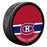Montreal Canadiens Textured Logo Hockey Pucks (Autograph Puck) - Pastime Sports & Games