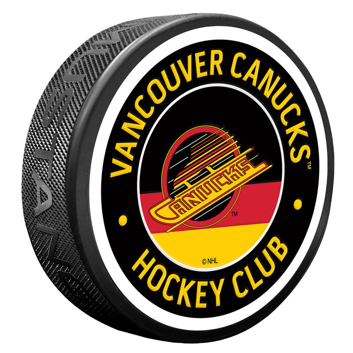 Vancouver Canucks Hockey Pucks (Vintage Design) - Pastime Sports & Games