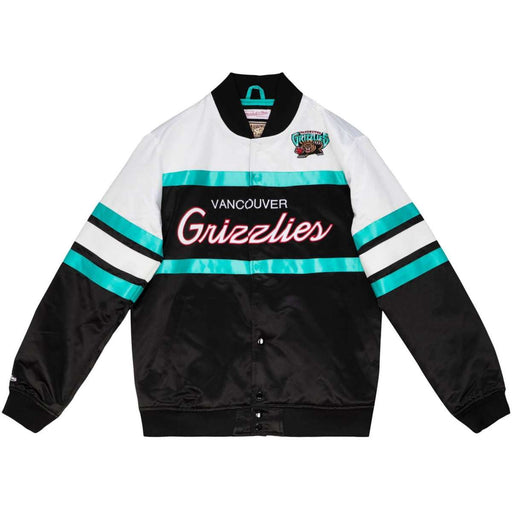 Vancouver Grizzlies Black Lightweight Satin Jacket - Pastime Sports & Games