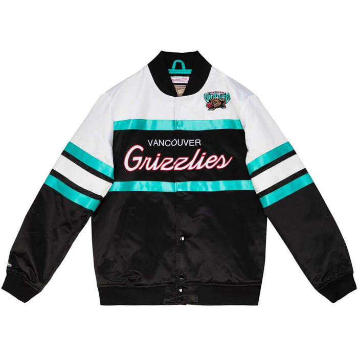 Vancouver Grizzlies Black Lightweight Satin Jacket - Pastime Sports & Games