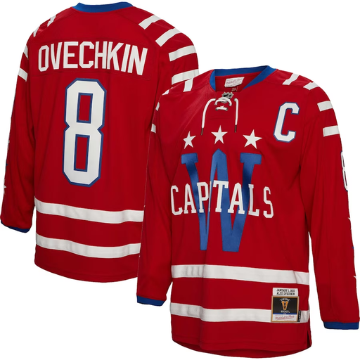 Washington Capitals Alexander Ovechkin 2015 Mitchell And Ness Red Hockey Jersey - Pastime Sports & Games