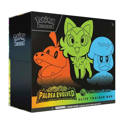 Pokemon Paldea Evolved Pokemon Center Elite Trainer Box - Pastime Sports & Games