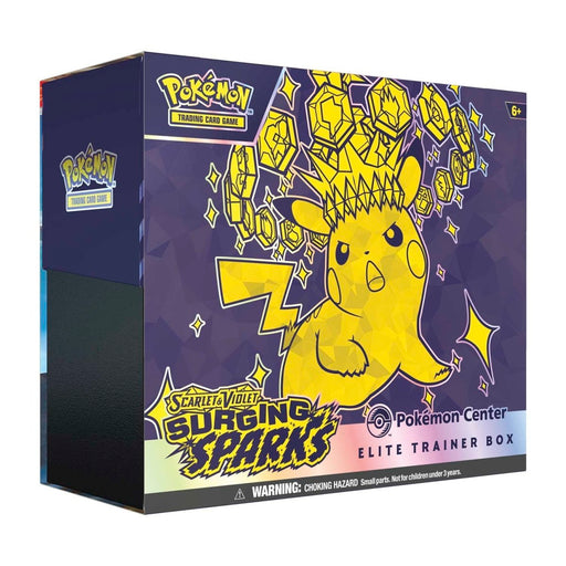 Pokemon Surging Sparks Pokemon Center Elite Trainer Box - Pastime Sports & Games
