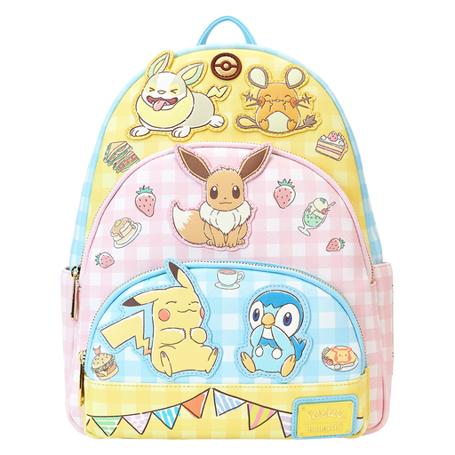 Loungefly Pokemon Cafe Triple Pocket Backpack