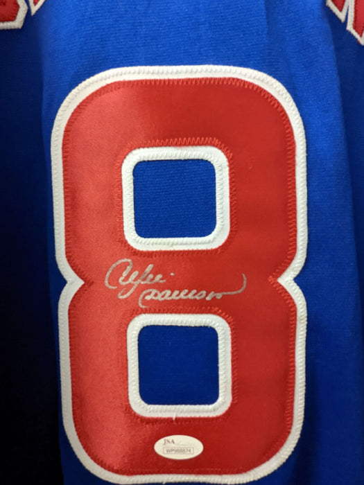 Andre Dawson Autographed Custom Chicago Cubs Baseball Jersey - Pastime Sports & Games