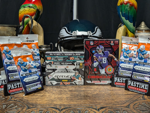 #3656 NFL 2024 Prizm No Huddle Box, 23 Prizm Value and 23 Obsidian Pack Random *Everybody Gets A Pack!*