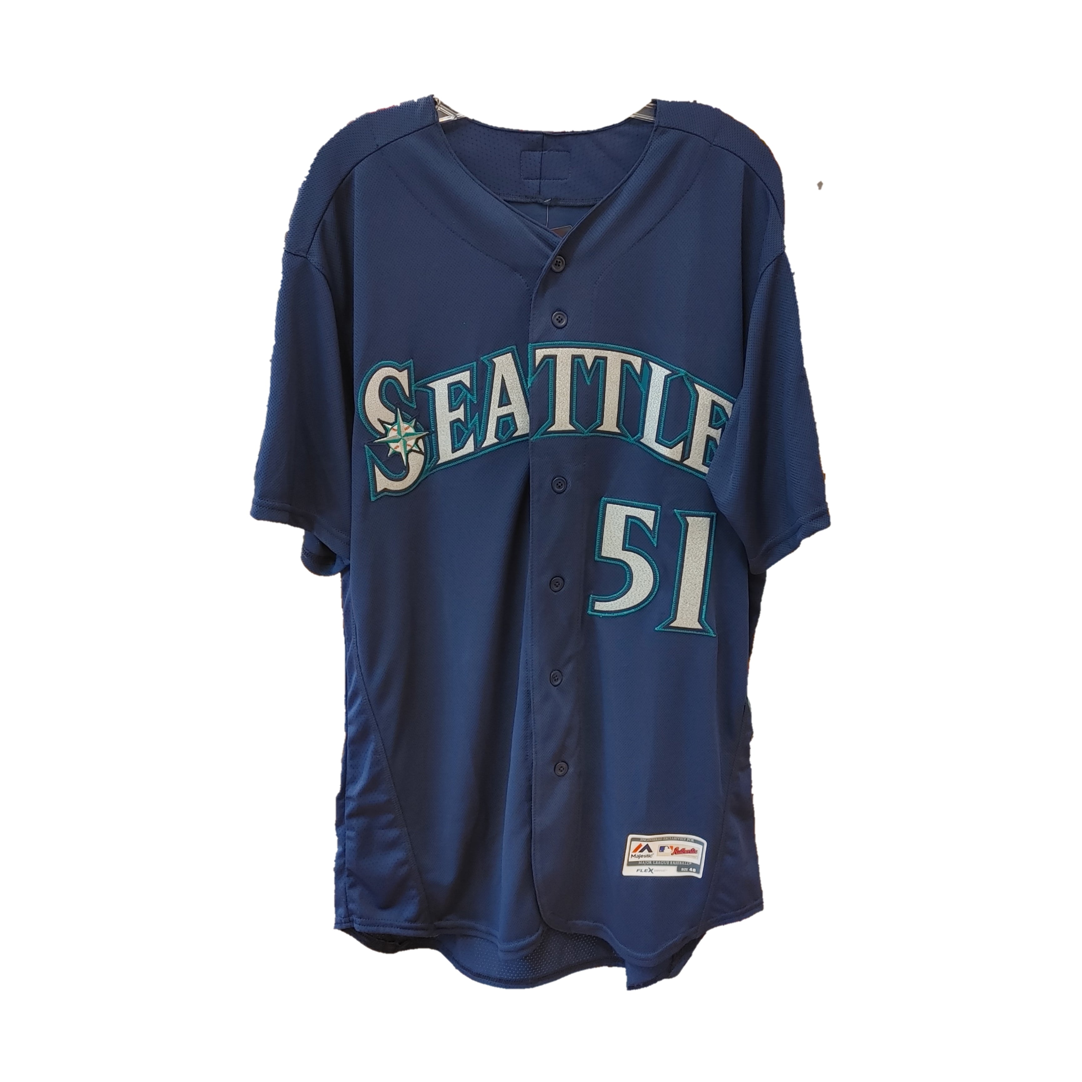 Ichiro Suzuki Seattle Mariners Fanatics Authentic Autographed Blue Majestic  Authentic Jersey