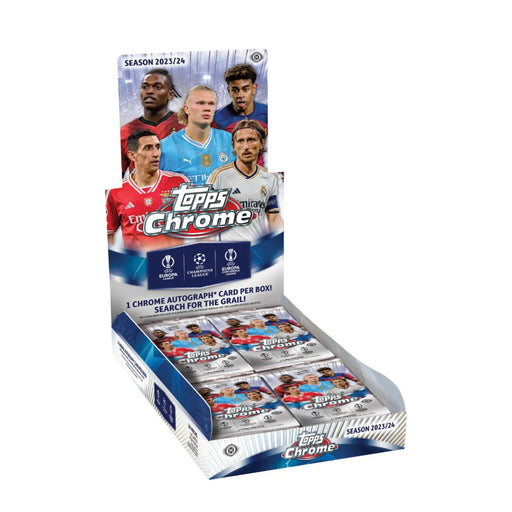 2024 Topps Chrome UEFA Club Competitions Soccer Hobby Box