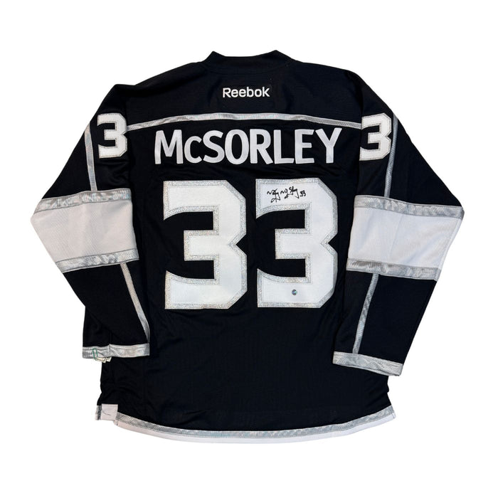 Marty McSorley Autographed Reebok Las Angeles Kings Hockey Jersey