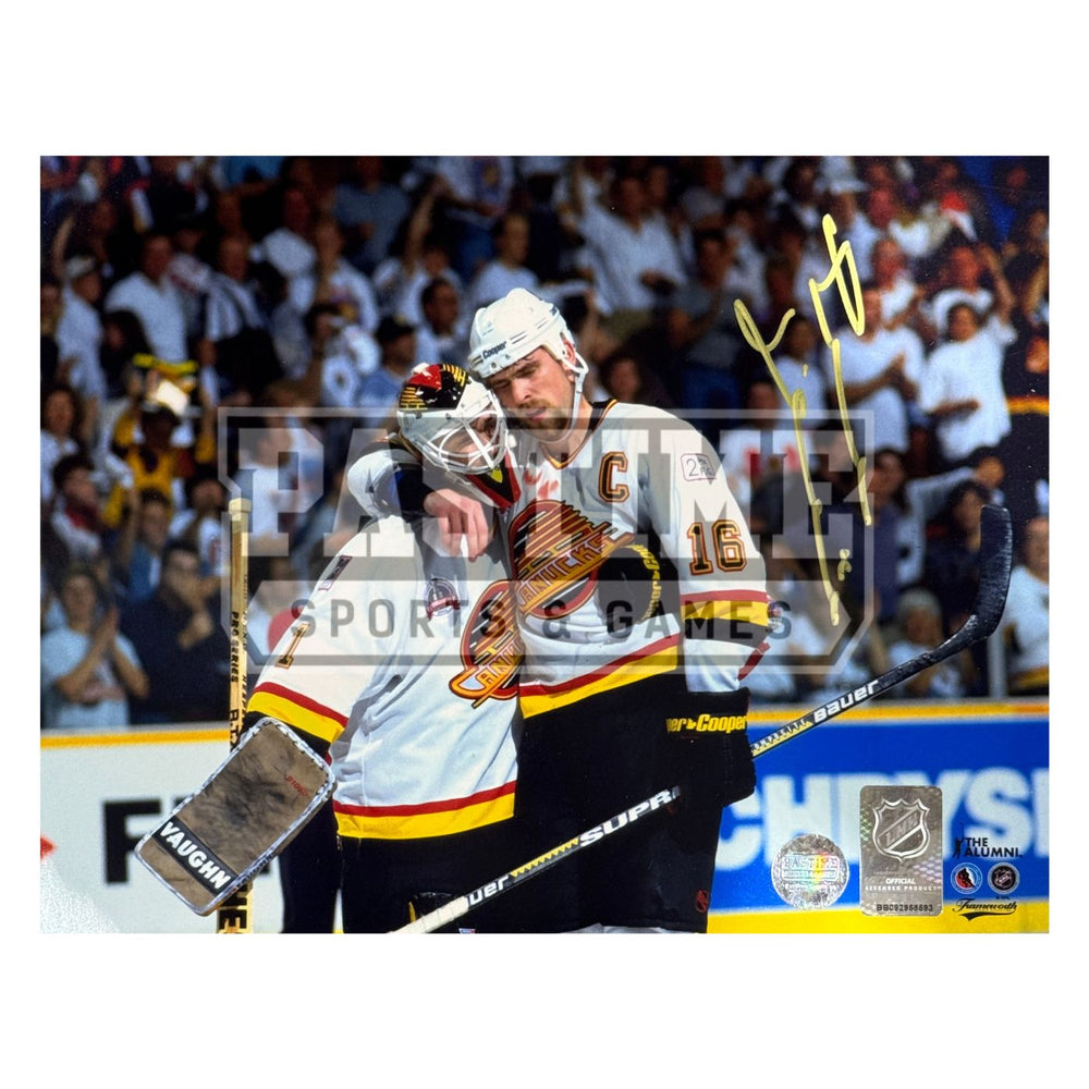 Trevor Linden Autographed Vancouver Canucks Photo (Heart & Soul) - Pastime Sports & Games
