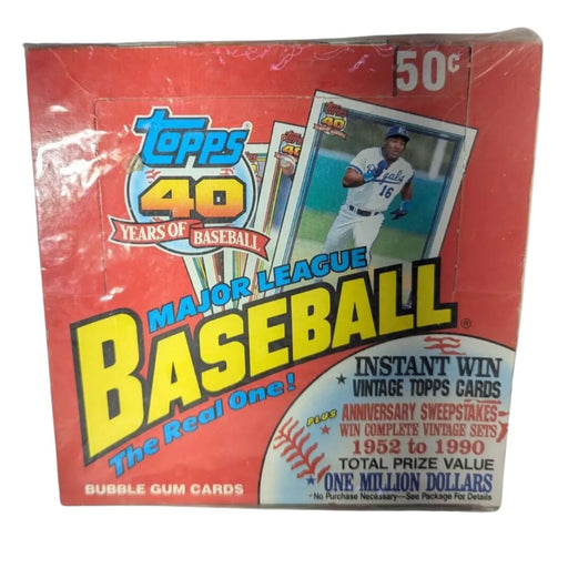 1991 Topps MLB Baseball Box