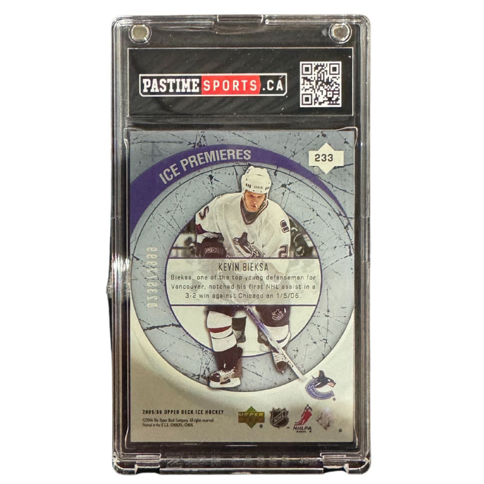Kevin Bieksa 2005-06 Upper Deck Ice Premiers Rookie Card Encased in Magpro - Pastime Sports & Games