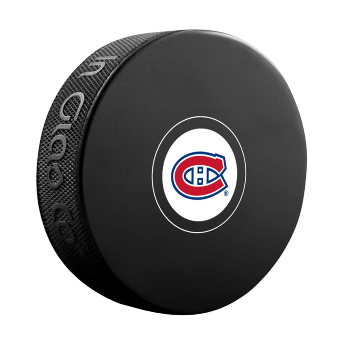 Montreal Canadiens Souvenir Hockey Puck (Small Logo)