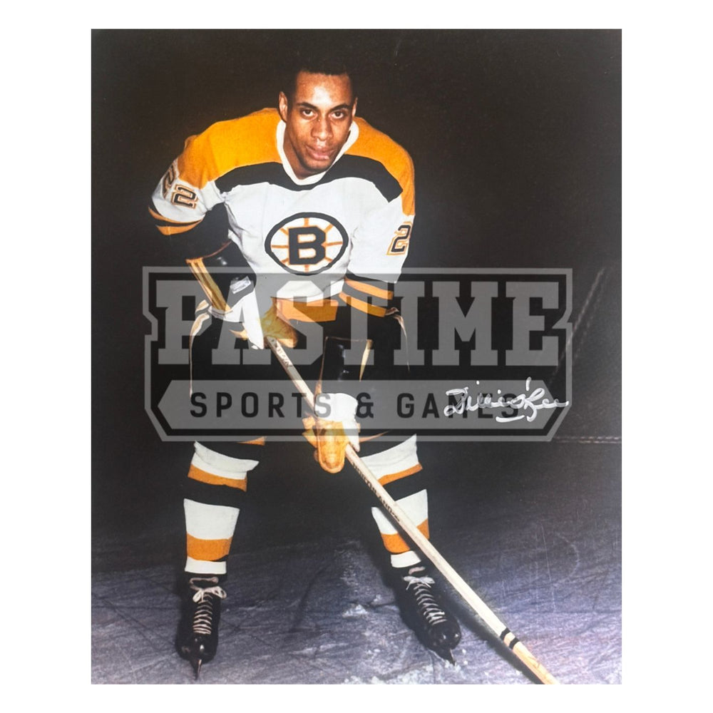 Willie O'Ree Autographed Boston Bruins Photo (Pose) - Pastime Sports & Games