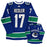Ryan Kesler Vancouver Canucks Autographed With An A Custom Stitched Blue Jersey - Pastime Sports & Games