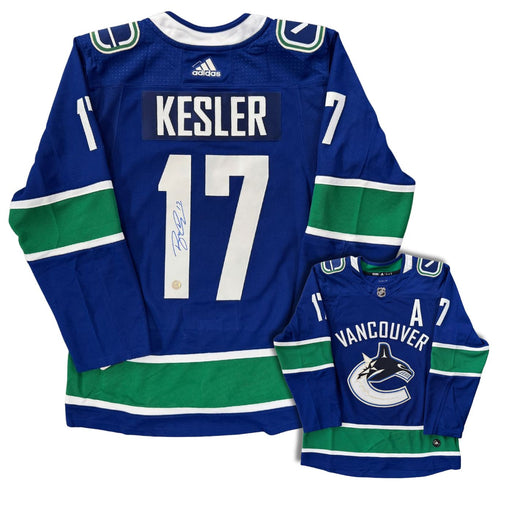 Ryan Kesler Vancouver Canucks Autographed With An A Custom Stitched Blue Jersey - Pastime Sports & Games