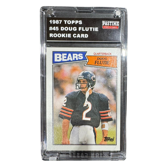 Doug Flutie 1987 Topps Rookie Card Encased in Slabmag