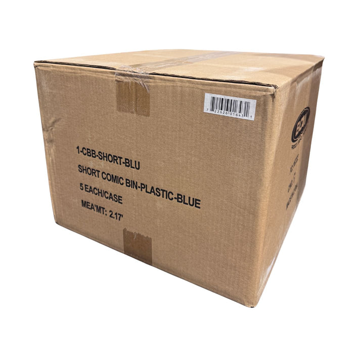 BCW Short Comic Book Blue Bin - Pastime Sports & Games