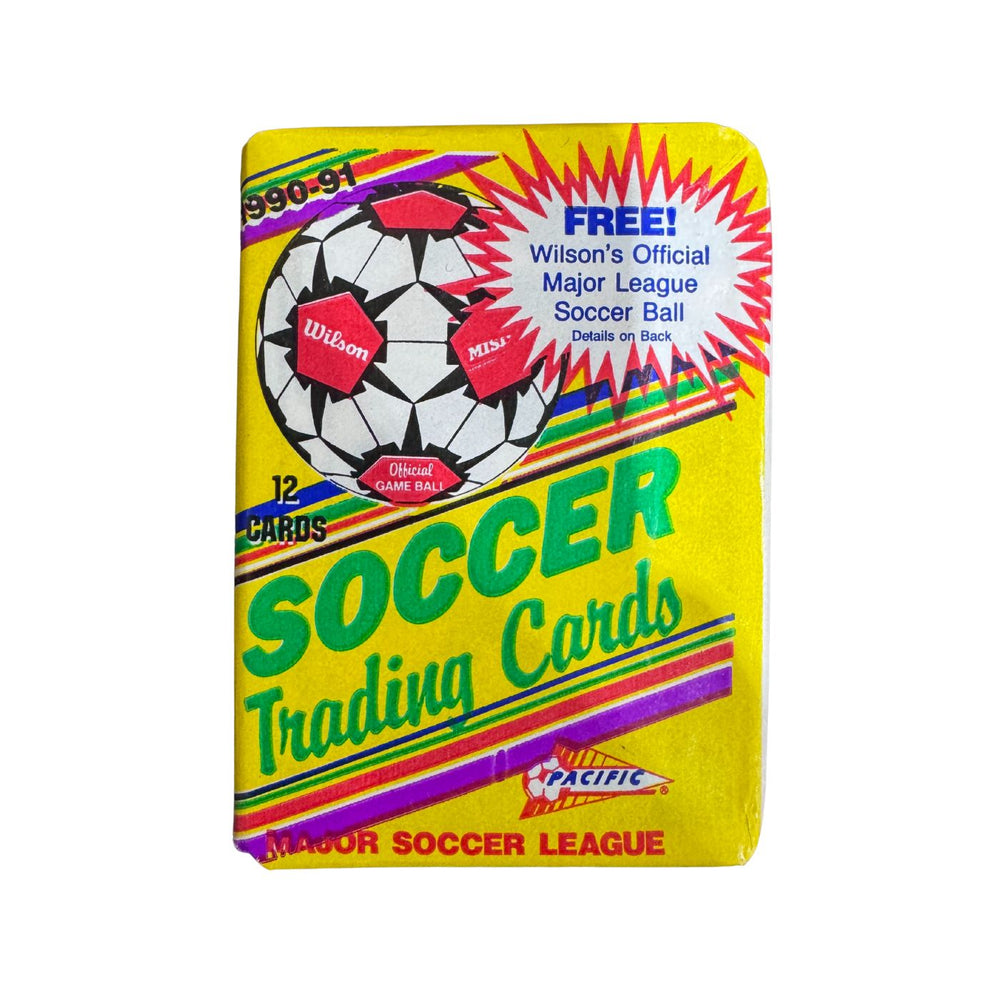 1990/91 Pacific Soccer Trading Cards Box/Pack - Pastime Sports & Games