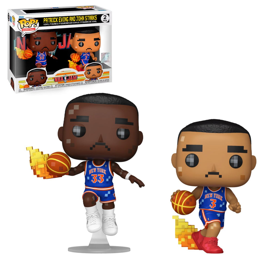 Funko Pop! Basketball NBA Jam Patrick Ewing And John Starks 2 Pack