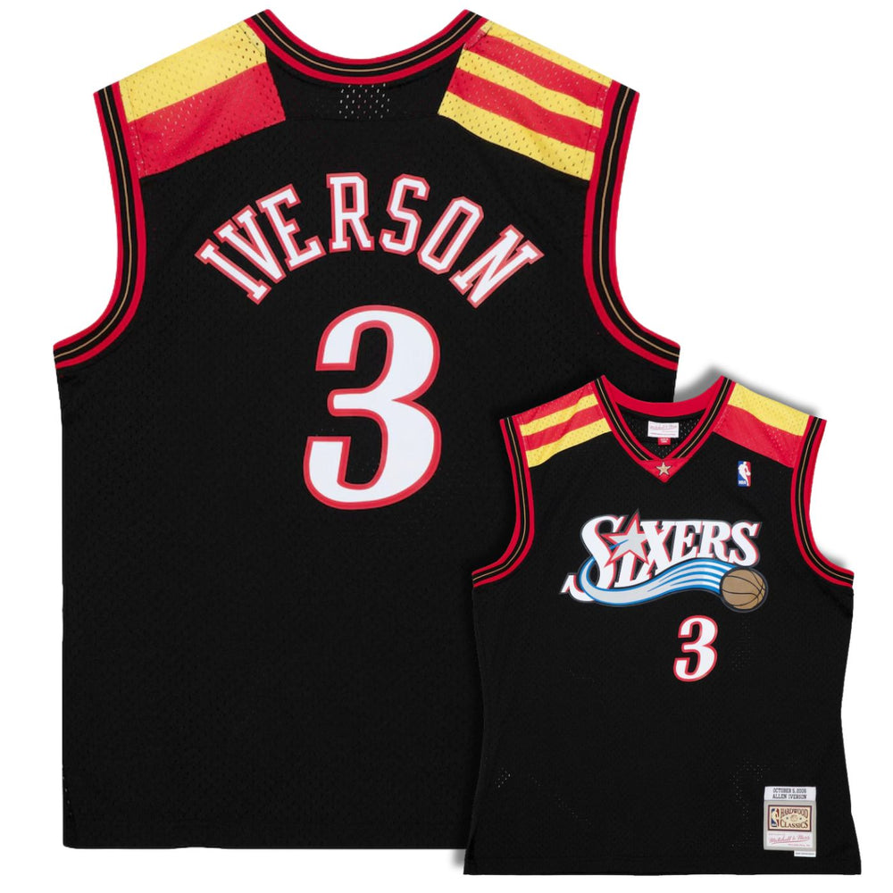 Philadelphia 76ers Allen Iverson October 5th, 2006 Hardwood Classics Swingman Jersey - Pastime Sports & Games