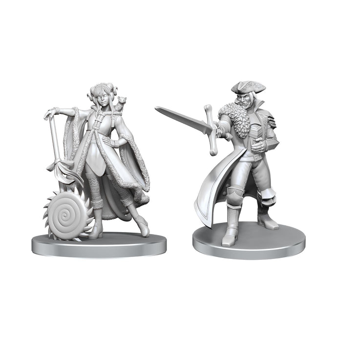 Critical Role Unpainted Miniatures Jester Lavorre & Fjord Stone - Pastime Sports & Games