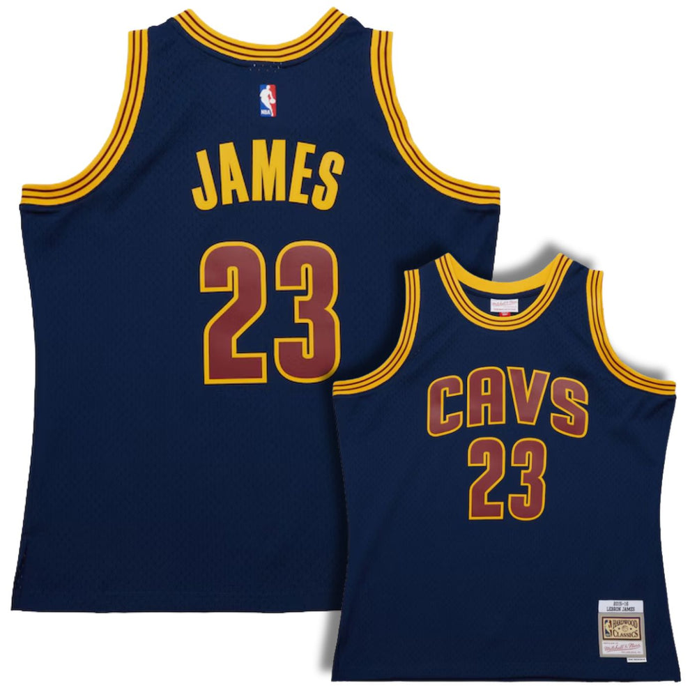 Cleveland Cavaliers LeBron James Blue 2015-16 Hardwood Classics Swingman Jersey - Pastime Sports & Games