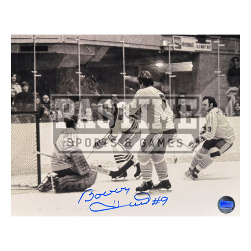 Bobby Hull Autographed Winnipeg Jets Photo (Approaching The Net) - Pastime Sports & Games