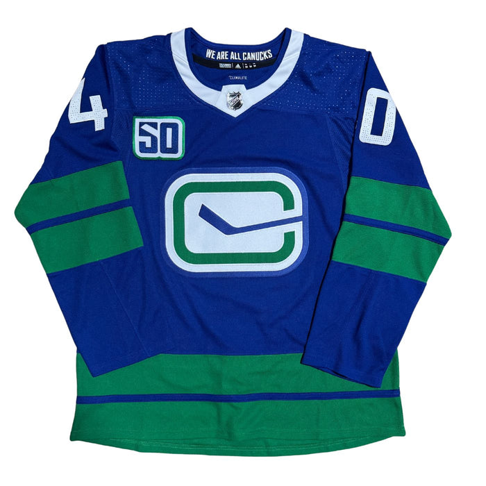 Elias Pettersson Autographed Vancouver Canucks Alternate Adidas Authentic Jersey